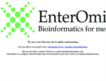 Tablet Screenshot of enteromics.com